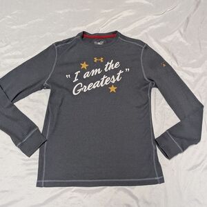 Under Armour X Mohammed Ali Waffle Weave Fitted Thermal Long Sleeve Top